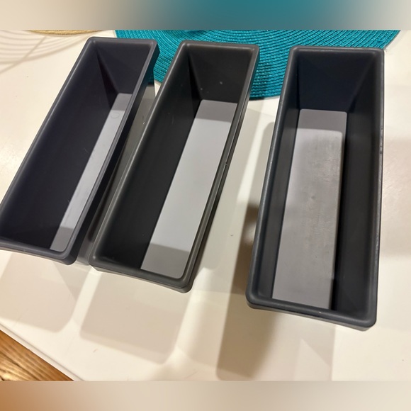 Set of 3 Grey Drawer Organizers - Picture 2 of 4